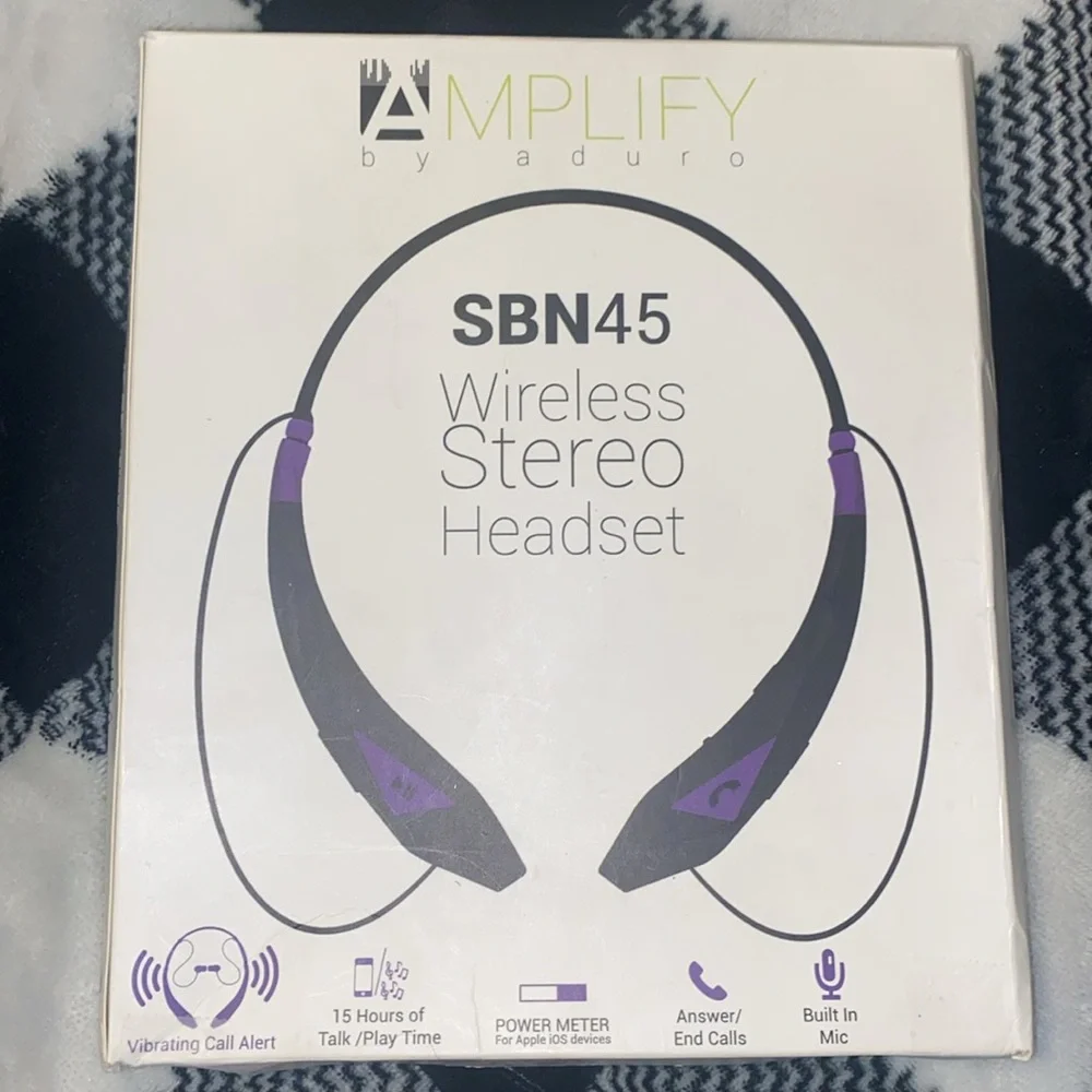 AMPLIFY SBN45 Wireless Stereo Headset